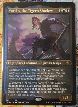 Yuriko, the Tiger's Shadow, Foil Etched, Commander Legends, #542, NM++ - Image 1