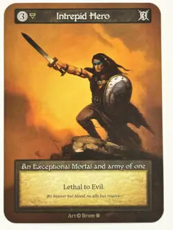 Intrepid Hero Exceptional Gothic Earth NM Sorcery: Contested Realm - Image 1