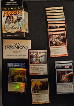Magic The Gathering 2005 - Ravnica - Charge of the Boros Themed Deck - Used - Image 1
