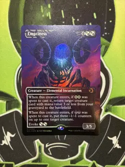 Emptiness - Foil - Borderless - Lorwyn Eclipsed #0294 MTG Magic The Gathering - Image 1