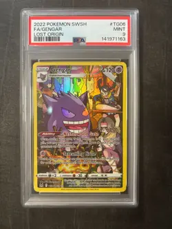 Pokemon TCG Gengar TG06/TG30 Lost Origin Trainer Gallery PSA 9 - Image 1