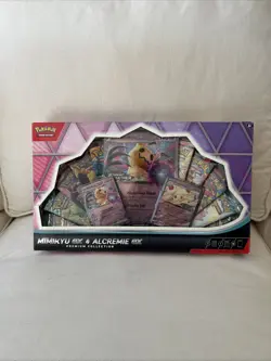 Pokemon TCG: Mimikyu EX & Alcremie EX Premium Collection Box 10 Booster Packs - Image 1