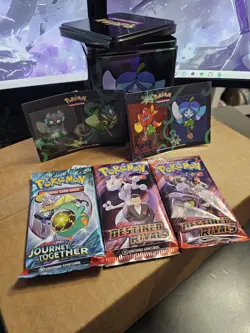 Sealed Pokemon Stacking Tins (Q1 2026) Factory Case 6 Tins New Factory Sealed - Image 3