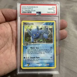 PSA 10 GEM MINT Pokemon Wartortle Prerelease Promo 2004 Fire Red Leaf Green #50 - Image 1