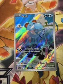 Marill 204/193 Sv02: Paldea Evolved Holo Pokemon Illustration Rare TCG NM - Image 1