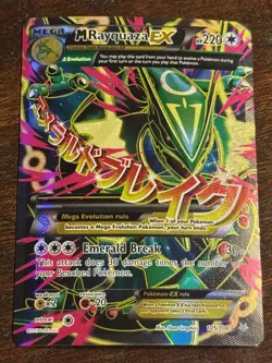 Pokemon Mega Rayquaza EX Roaring Skies XY 2015 105/108 - Image 1