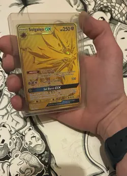 Authentic Pokemon TCG Solgaleo GX Sun & Moon: Ultra Prism Holo Secret Rare - Image 1