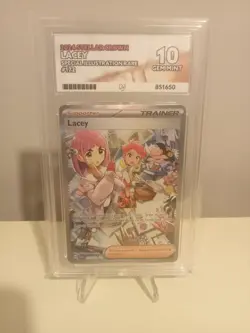 Lacey 172/142 SIR Stellar Crown 2024 Pokemon Slab Ace Grade 10 - Image 1
