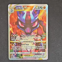 Pokemon Lucario VSTAR Promo Holo SWSH291 Sword & Shield Promo Cards HP270 TCG - Image 1