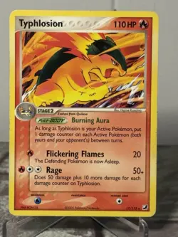 Pokemon TCG Typhlosion EX Unseen Forces non holo 17/115 - MP - Image 1