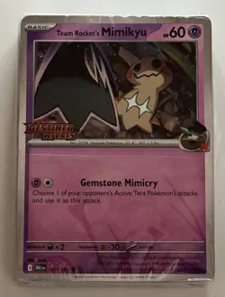 Team Rocket's Mimikyu 087/182 Pokemon TCG Destined Rivals Build and Battle Deck - Image 1