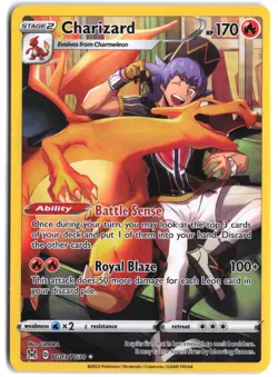 Charizard TG03/TG30 Holo Lost Origin Trainer Gallery Pokemon - Image 1