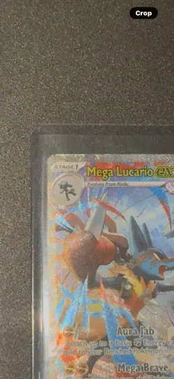 Pokemon Mega Lucario EX Full Art Holo 340 HP Special Illustration Rare 179/132 - Image 3