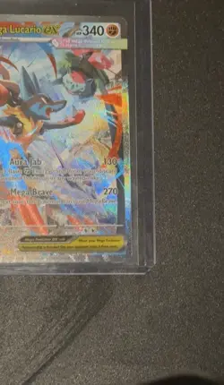 Pokemon Mega Lucario EX Full Art Holo 340 HP Special Illustration Rare 179/132 - Image 4