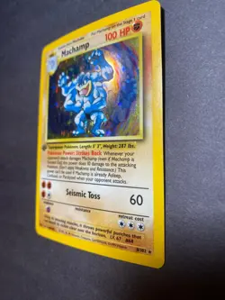 Machamp 008/102 Base Set HOLO Pokemon TCG RARE - Image 2