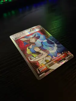 Pokemon Karen XY177a Full Art Alt Art Promo Premium Trainer’s XY Collection Holo - Image 3