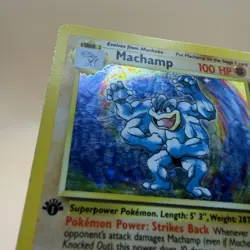 Pokemon TCG Machamp Base Set 8/102 Holo Unlimited Holo Rare - Image 2