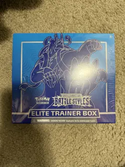 Pokemon Battle Styles ETB Rapid Strike Urshifu Box Blue - Small Rip In Plastic - Image 1