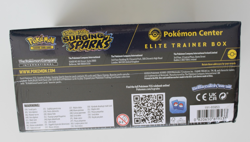 POKEMON SCARLET & VIOLET SURGING SPARKS POKEMON CENTER ETB SEALED DENT ON BOTTOM - Image 5