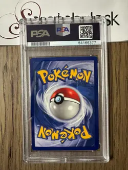 PSA 8 - Pokemon MACHOP 52/102 - 1st Edition SHADOWLESS BASE SET - NEAR MINT - Image 2