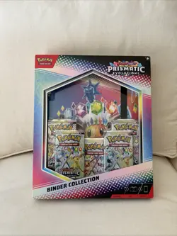 Pokemon Scarlet & Violet Prismatic Evolutions Binder Collection Factory Sealed - Image 1