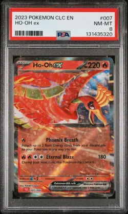 Ho-Oh ex 007/034 Classic Collection PSA 8 NM-MT 2023 - Image 1