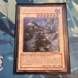 Yu-Gi-Oh! Blackwing Armor Master CRMS-EN041 UTR Holo Synchro NM - Image 1