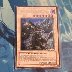 Yu-Gi-Oh! Blackwing Armor Master CRMS-EN041 UTR Holo Synchro NM - Image 2