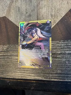 Crocodile OP14-120 SEC FOIL The Azure Sea’s Seven One Piece Bandai English Mint - Image 1