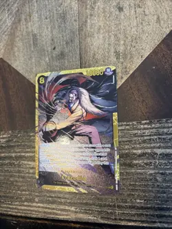 Crocodile OP14-120 SEC FOIL The Azure Sea’s Seven One Piece Bandai English Mint - Image 2