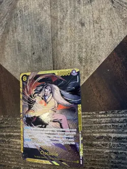 Crocodile OP14-120 SEC FOIL The Azure Sea’s Seven One Piece Bandai English Mint - Image 3