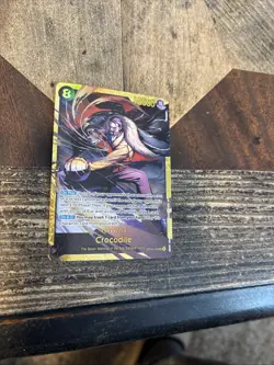 Crocodile OP14-120 SEC FOIL The Azure Sea’s Seven One Piece Bandai English Mint - Image 4