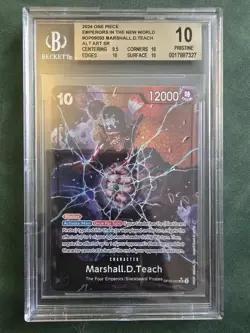 One Piece Marshall.D.Teach AA BGS 10 OP09-093 Emperors in the New World English - Image 3