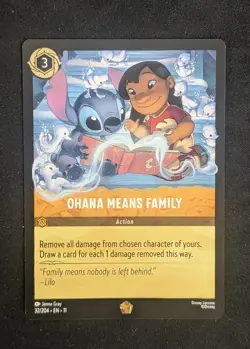 disney Lorcana Ohana Means Family 32/204 Winterspell None Foil - Image 1