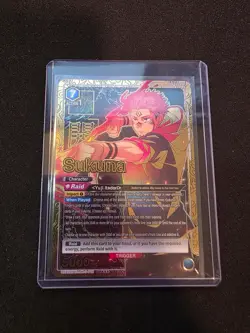 Sukuna 3*** Star Super Rare Alternate Art Union Arena Jujutsu Kaisen Vol. 2 Mint - Image 1
