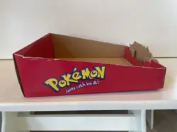 VINTAGE 1998 Pokemon Trading Card Game Retail Cardboard Display BOX ONLY - Image 5