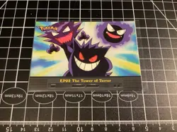 Vintage Gengar Tower of Terror Pokemon Topps Animation Edtn Card EP.22 Non Foil - Image 1