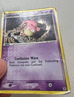 Slowpoke 80/112 Energy Reverse Holo - FireRed & LeafGreen Pokemon DMG Card - Image 2