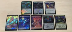 Magic Lot Of 8 Surge Foil Cards Teenage Mutant Ninja Turtles MTG Cards - Image 1