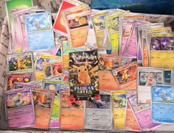 Pokemon TCG Paldean Fates Card Lot 85+ cards holo/reverse/common - Image 1