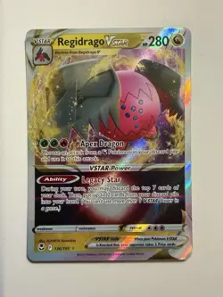 Regidrago VSTAR - 136/195 - Pokemon Silver Tempest Ultra Rare Card NM - Image 2