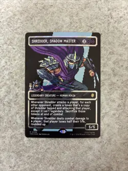 Magic: The Gathering Shredder, Shadow Master Legendary Creature Black TMNT C0088 - Image 2