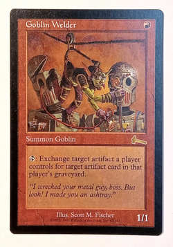 MTG Goblin Welder #80 | Urza's Legacy | NM - Never Played | Magic: The Gathering - Image 1
