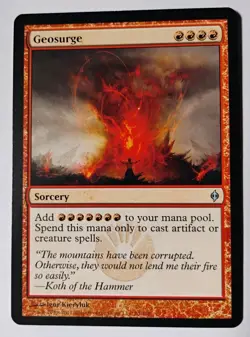 Geosurge MTG, New Phyrexia, Uncommon, Regular, LP - Image 1