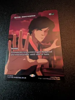 x1 Heroic Intervention - Foil - Borderless M MTG Avatar: The Last Airbender: Ete - Image 1