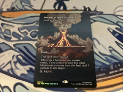 MTG Avatar The Last Airbender Volcano of Roku's Island Borderless Foil 0061 - Image 1