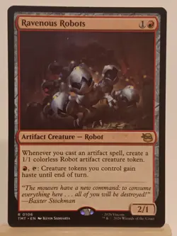 Magic the Gathering MTG - Turtles TMNT Ravenous Robots RARE #106 - Image 1