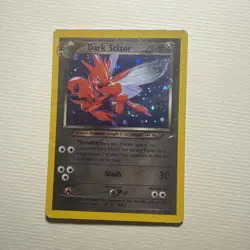 Dark Scizor 9/105 - Holo Rare - Vintage Pokemon TCG: Neo Destiny - DMG - Image 1