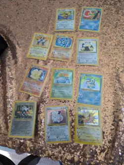 Vintage Pokemon Lot – Base Set 2 Blastoise + Starters – Holos – Read Description - Image 2