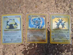 Vintage Pokemon Lot – Base Set 2 Blastoise + Starters – Holos – Read Description - Image 5